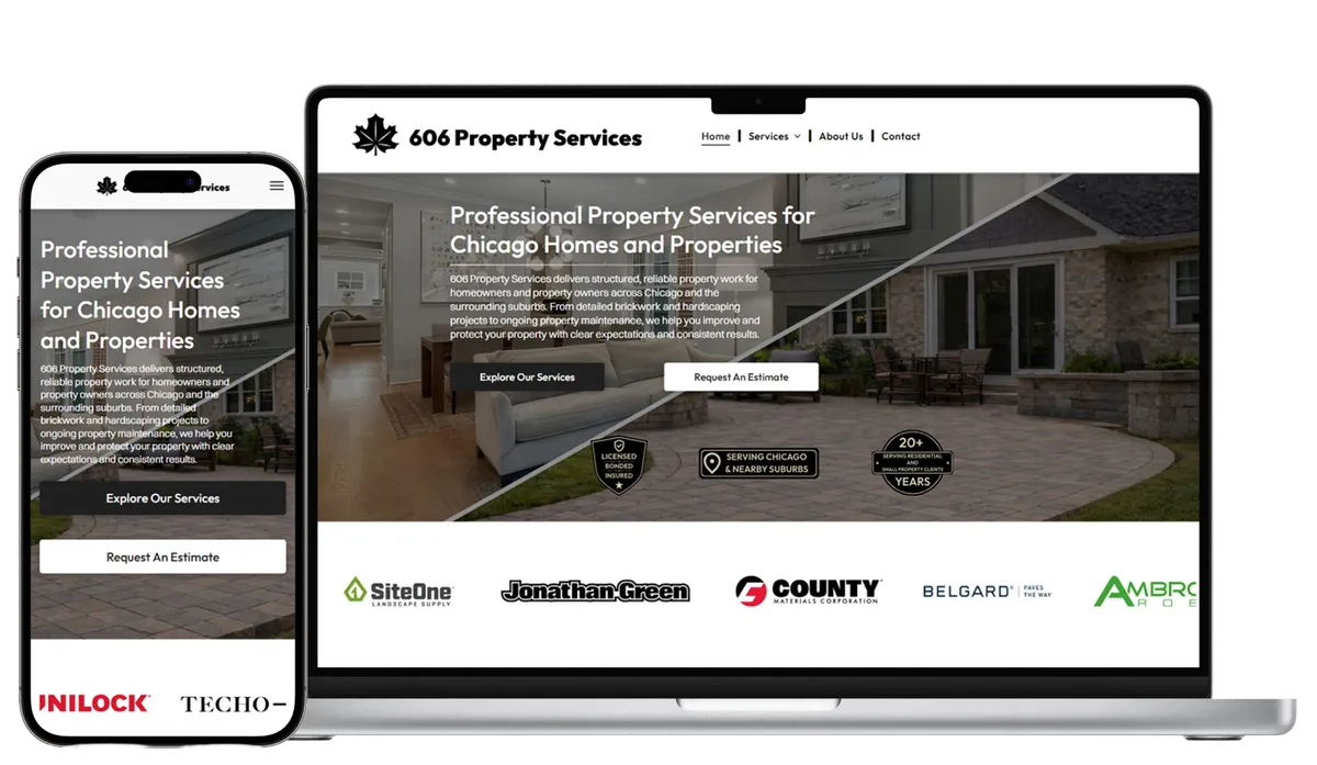 The website I rebuilt for 606
